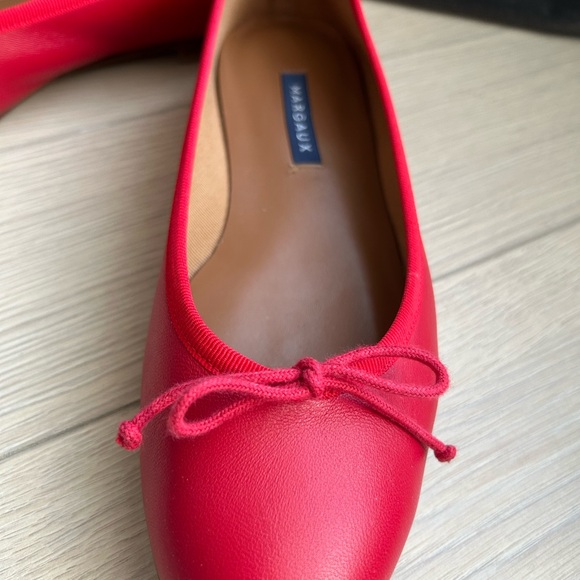 Margaux The Demi red ballet flats - Picture 3 of 10